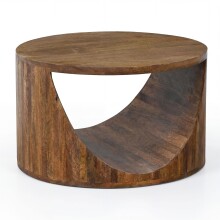 Couchtisch >WL7.452< in Mango, Massivholz - 36x60cm...
