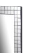 Spiegel >WL7.474< in Mosaik-Spiegel / Schwarz, MDF & Spiegel - 60x90x2cm (BxHxT)