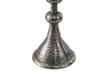 Beistelltisch >WL7.475< in Silber, Aluminium - 56x30cm (HxD)