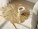 Beistelltisch >Blatt< in Gold, Aluminium - 40x38x59cm (LxBxH)