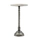 Beistelltisch >WL7.493< in Silber, Aluminium - 51x28cm (HxD)