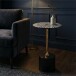 Beistelltisch >WL7.496< in Black & White, Aluminium / Emaille - 49x30cm (HxD)