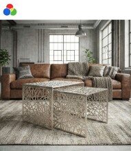 Satztisch >WL7.504< (2-teilig) in Silber oder gold,...
