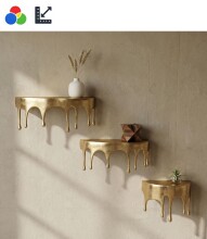 Wandboard >WL7.533< in Gold oder silber, Aluminium...