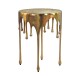 Beistelltisch >WL7.535< in Gold, Aluminium - 56x43cm (HxD)
