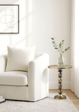 Beistelltisch >WL7.539< in Gold, Aluminium - 56x40cm (HxD)
