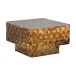 Couchtisch >WL7.545< in Gold, Aluminium - 60x60x38cm (LxBxH)