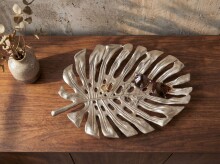 Dekofigur >WL7.552< in Silber, Aluminium - 36x29x4cm (LxBxH)