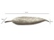Dekofigur >WL7.554< in Silber, Aluminium - 61x18x6cm (LxBxH)
