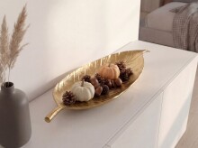 Dekofigur >WL7.555< in Gold, Aluminium - 61x18x6cm (LxBxH)