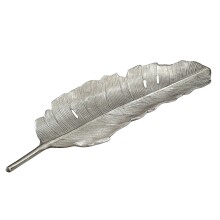 Dekofigur >WL7.572< in Silber, Aluminium - 80x26x5cm (LxBxH)