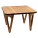 Couchtisch >WL7.594< in Akazie, Massivholz - 60x40x60cm (BxHxD)