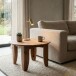 Couchtisch >WL7.598< in Akazie, Massivholz - 36x60cm (HxD)