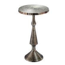 Beistelltisch >WL7.602< in Silber, Aluminium -...