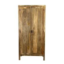 Hochschrank >WL7.613< in Mango, Massivholz -...