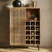 Barschrank >WL7.615< in Mango, Massivholz - 80x123x43cm (BxHxD)