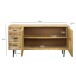 Sideboard >WL7.619< in Mango, Massivholz - 160x86x40cm (BxHxT)
