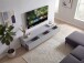 Lowboard >WL7.639< in Grau, Holzwerkstoff - 150x46x37cm (BxHxT)