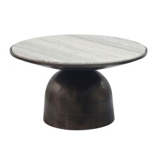 Couchtisch >WL7.655< in Schwarz, Morchana-Marmor...