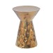 Beistelltisch >WL7.658< in Gold, Aluminium - 51x36cm (HxD)
