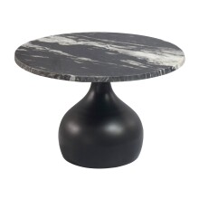 Couchtisch >WL7.660< in Schwarz, Marmor &...