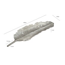 Dekofigur >WL7.687< in Silber, Aluminium - 60x18x4cm (LxBxH)