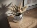 Dekovase >WL7.697< in Silber, Metall - 40x10x35cm (LxBxH)