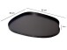 Tablett >WL7.703< in Schwarz, Metall - 35x30x3cm (LxBxH)