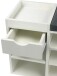 Schuhbank >WL7.767< in Weiß, Holzwerkstoff - 100x45x30cm (BxHxT)