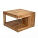 Couchtisch >WL7.777< in Akazie, Massivholz - 60x40x60cm (BxHxT)