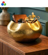Dekovase >WL7.551< in Gold oder silber, Aluminium -...