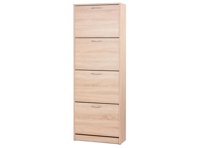 Schuhkipper >Mavin II< in Sonoma-Eiche - 58x162x25cm (BxHxT)