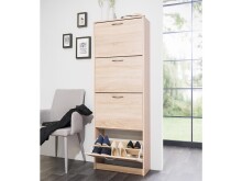 Schuhkipper >Mavin II< in Sonoma-Eiche - 58x162x25cm (BxHxT)