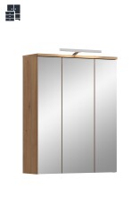 Badezimmerspiegelschrank >Blake< in Artisan Eiche /...