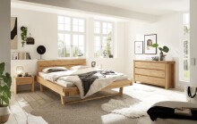 Nachtkommode >BE-0880< Kiefer eichefarbig honig...