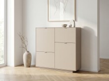 Kommode >Sivas< in Sand, Holzwerkstoff - 107x115x37,5cm (BxHxT)