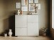 Kommode >Sivas< in Sand, Holzwerkstoff - 107x115x37,5cm (BxHxT)