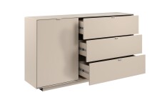 Sideboard >Sivas< in Sand, Holzwerkstoff -...