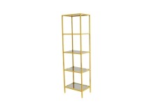 Regal >Granada< in Gold & Grauglas, Metall -...