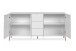Sideboard >Soma< in weiß / Dekor Eiche, Holzwerkstoff - 190x90x40cm (BxHxT)