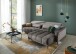 Ecksofa >Wolve< elektr. Sitzverstellung, Aragon dunkelgrau  - 277x108x179cm (BxHxT)