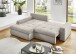 Polsterecke >Luno< Stauraum+Schlaffunktion, Cord creme - 241x89x175cm (BxHxT)
