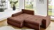 Polsterecke >Luno< Stauraum+Schlaffunktion, Cord rost - 241x89x175cm (BxHxT)