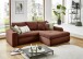 Polsterecke >Luno< Stauraum+Schlaffunktion, Cord rost - 241x89x175cm (BxHxT)