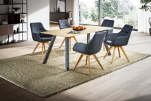 Tischgestell >TI-0670< in schwarz, Metall - 81x75x10cm (BxHxT)