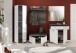 Garderobenschrank >Scout< in Rauchsilber/Weiß hochglanz - 62x197x37cm (BxHxT)