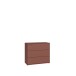 Kommode >ALICE SPRINGS< in Terrakottafarbig - 94,8x83,1x41,5cm (BxHxT)