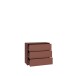 Kommode >ALICE SPRINGS< in Terrakottafarbig - 94,8x83,1x41,5cm (BxHxT)