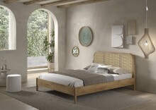 Bettgestell >Olive< Liegefläche 160x200cm, in...