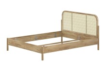 Bettgestell >Olive< Liegefläche 160x200cm, in Natur - 168,5x100x208,5 (BxHxT)